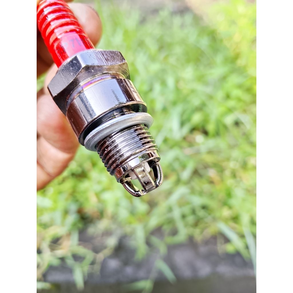 IRacing Spark Plug 3 สาขา electrode claw ORIGINAL BP7HS Blister pack 2 T 2T YAMAHA RX KING FIZ R RC 