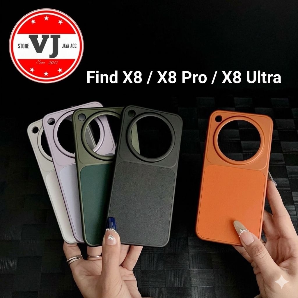 Hardcase PC Leather Oppo Find X8 / X8 Pro / X8 Ultra Case Magnetic Electro