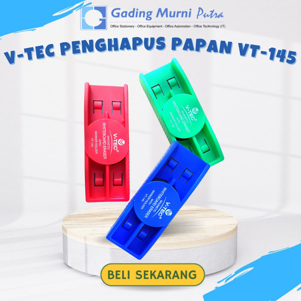 V-TEC VT-145 MAGNETIC WHITEBOARD ERASER MAGNETIC WHITEBOARD ERASER CAN STICK