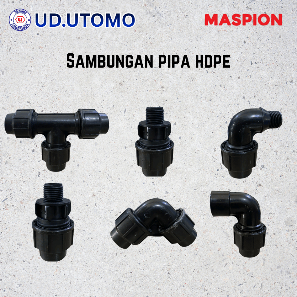 ข้อต่อท่อ HDPE/Maspion 1/2" เชื่อมต่อท่อ HDPE