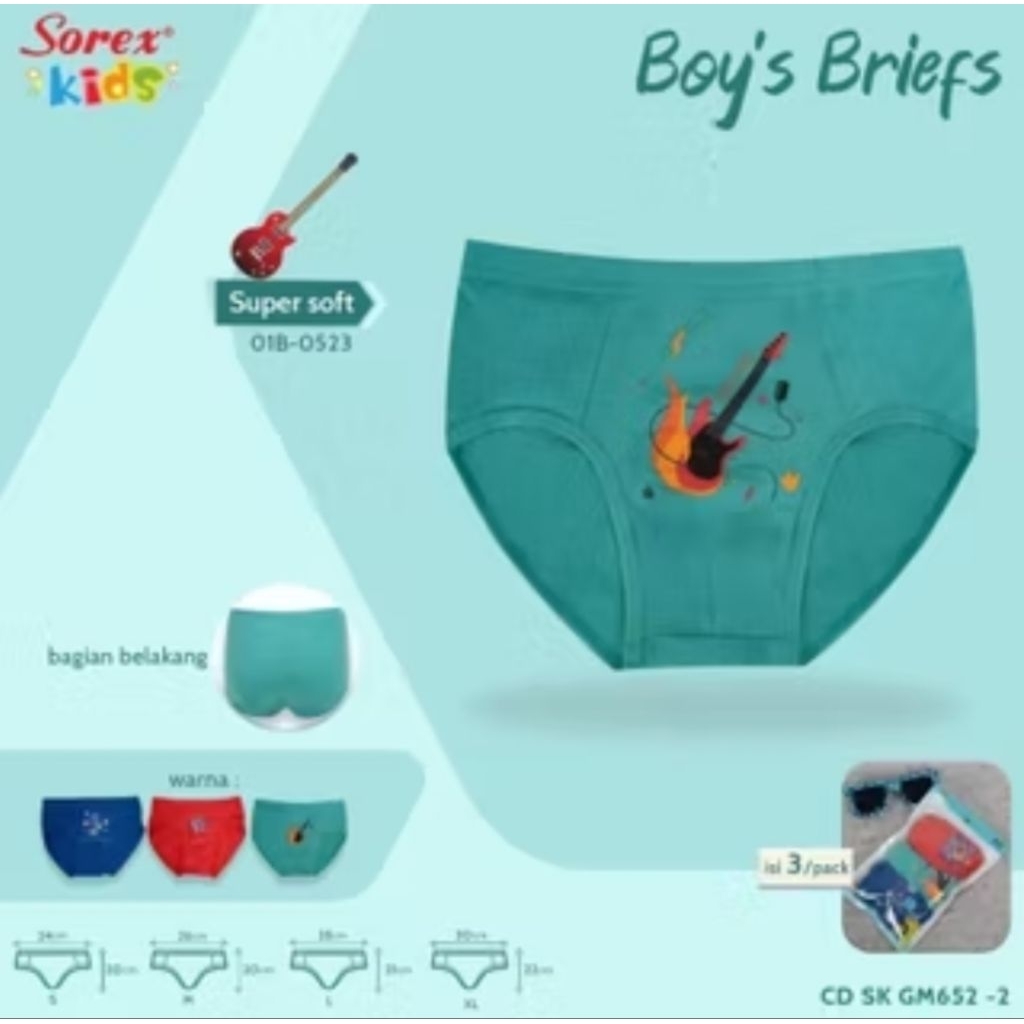 Sorex Boys Lingerie Triangle CD Sorex Kids Boy Art GM 652