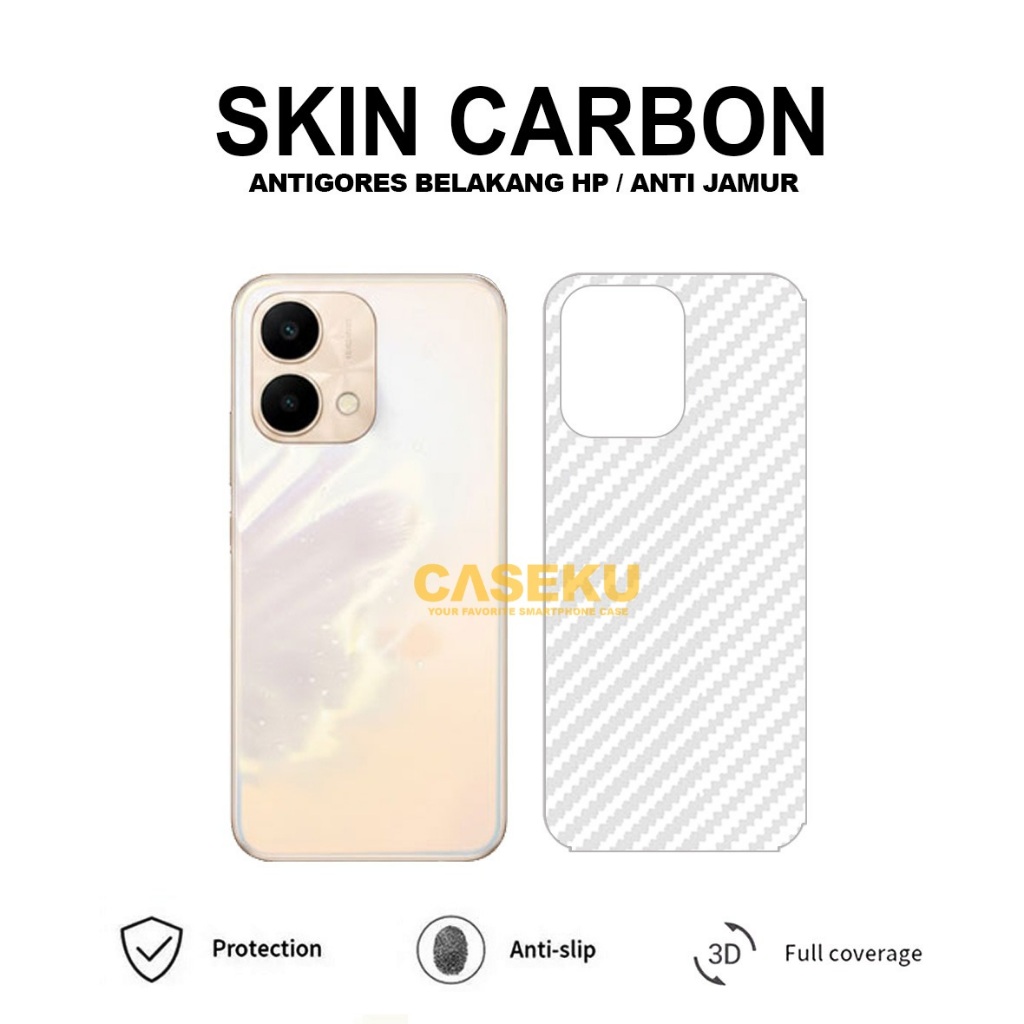 Vivo Y31D Pro Vivo Y31D Vivo Y21D Skin Carbon Garskin Anti-Scratch Back Vivo Y31D Pro Vivo Y31D Vivo