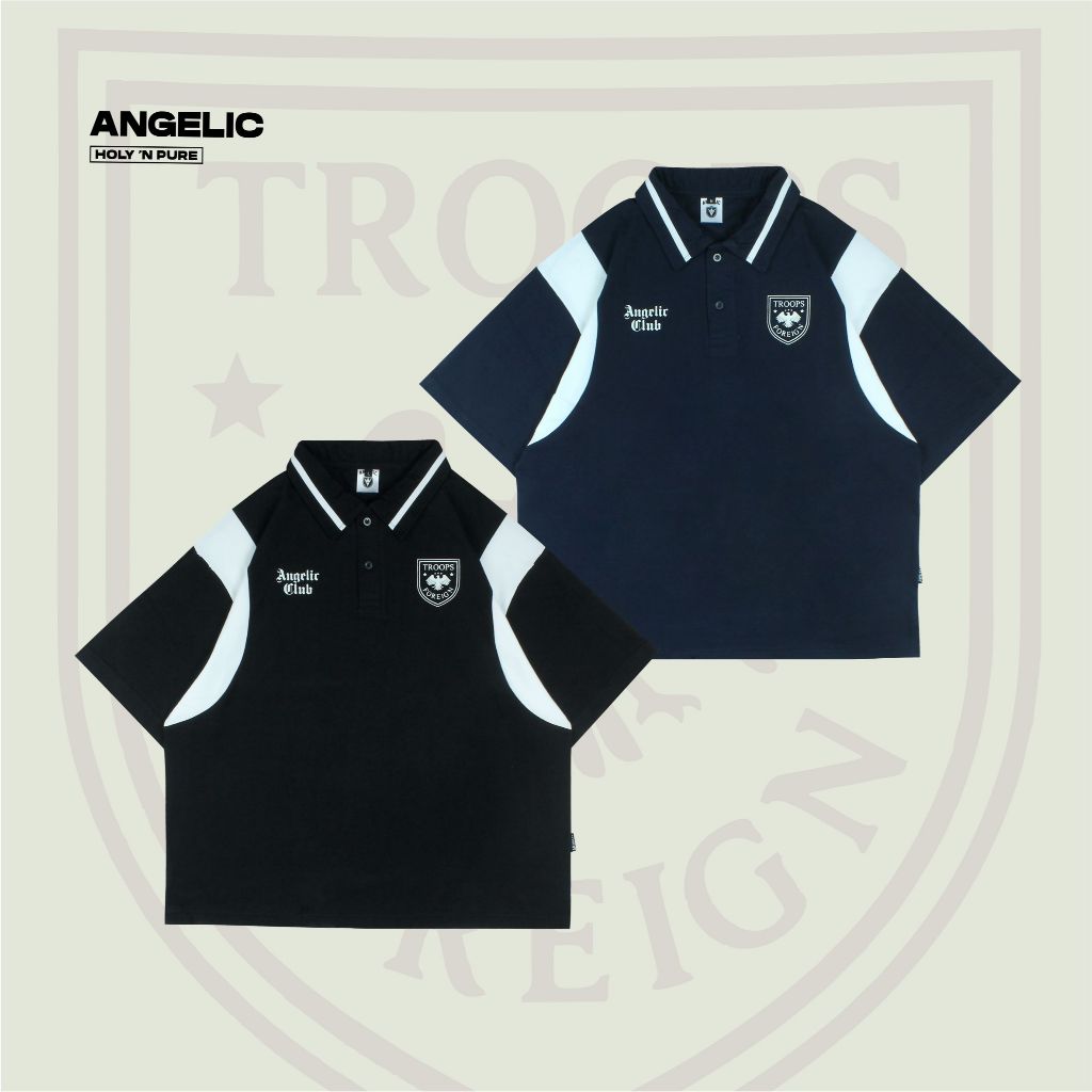 Angelic HolynPure - Polo Rugby Boxy Fit - Troops 20s