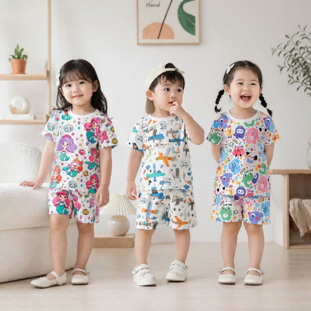 ชุดสูทเด็ก Unisex พร้อม DAKOTA CHARACTER MOTIF - DAKOTA FULL PRINTING | แม่ลายร่วมสมัย | DAKOTA CHIL