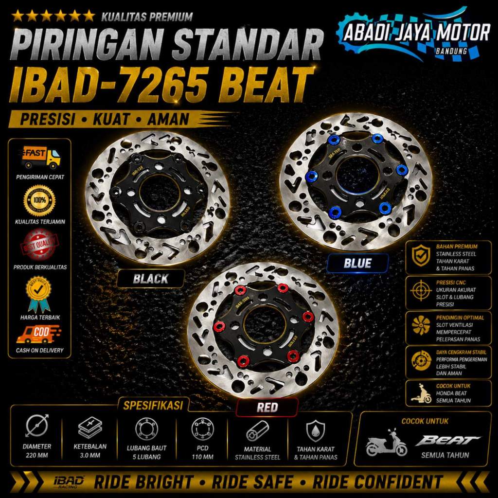 แผ่นดิสก์มาตรฐาน IBAD-7265 BEAT