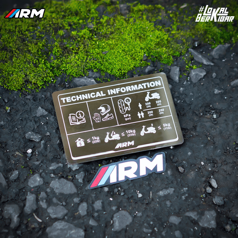 ARM ARUMI EMBLEM TIRE DRIVE STAINLESS