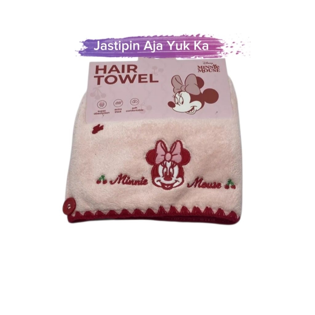 [READY] OHSOME Hair Towel - ผ้าเช็ดผมแห้ง Mickey & Friends