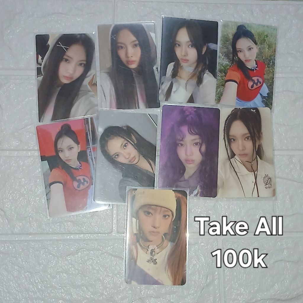 Take All Official Photocard PC Jiwoo Nmixx, Hyein Haerin กางเกงยีนส์ใหม่, Hikaru Kep1er