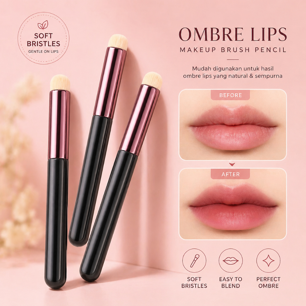 (GOGOMART) Ombre Brush คอนซีลเลอร์ลิปอเนกประสงค์ Ombre ขนแปรงนุ่ม