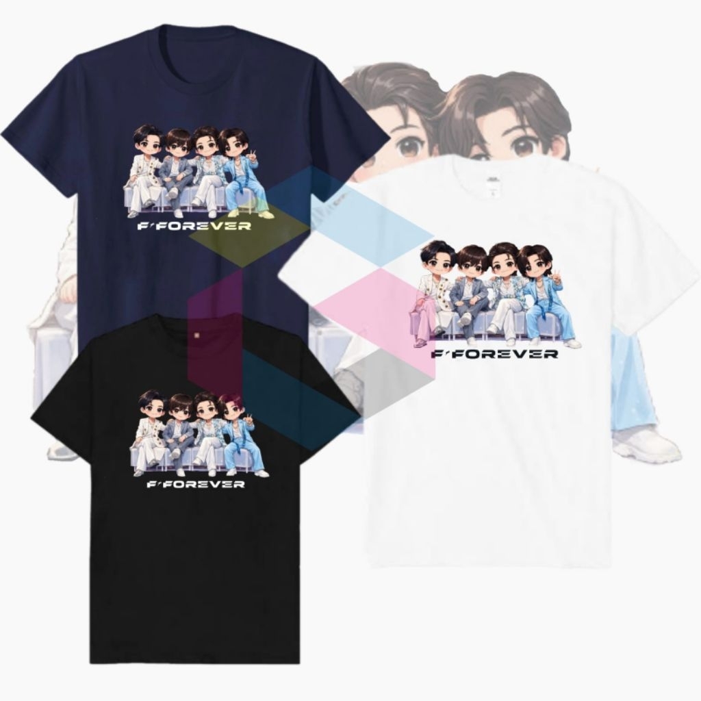 FEVER FF CONCERT WORLD TOUR 2026 TSHIRT F4 MANDARIN SINGER ASHIN JERRY YAN VIS CHOU VANNESS WU F-FOR
