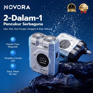 NOVORA Mini 6 Portable Mini Shaver Alat Cukur Jenggot Elektrik Waterproof