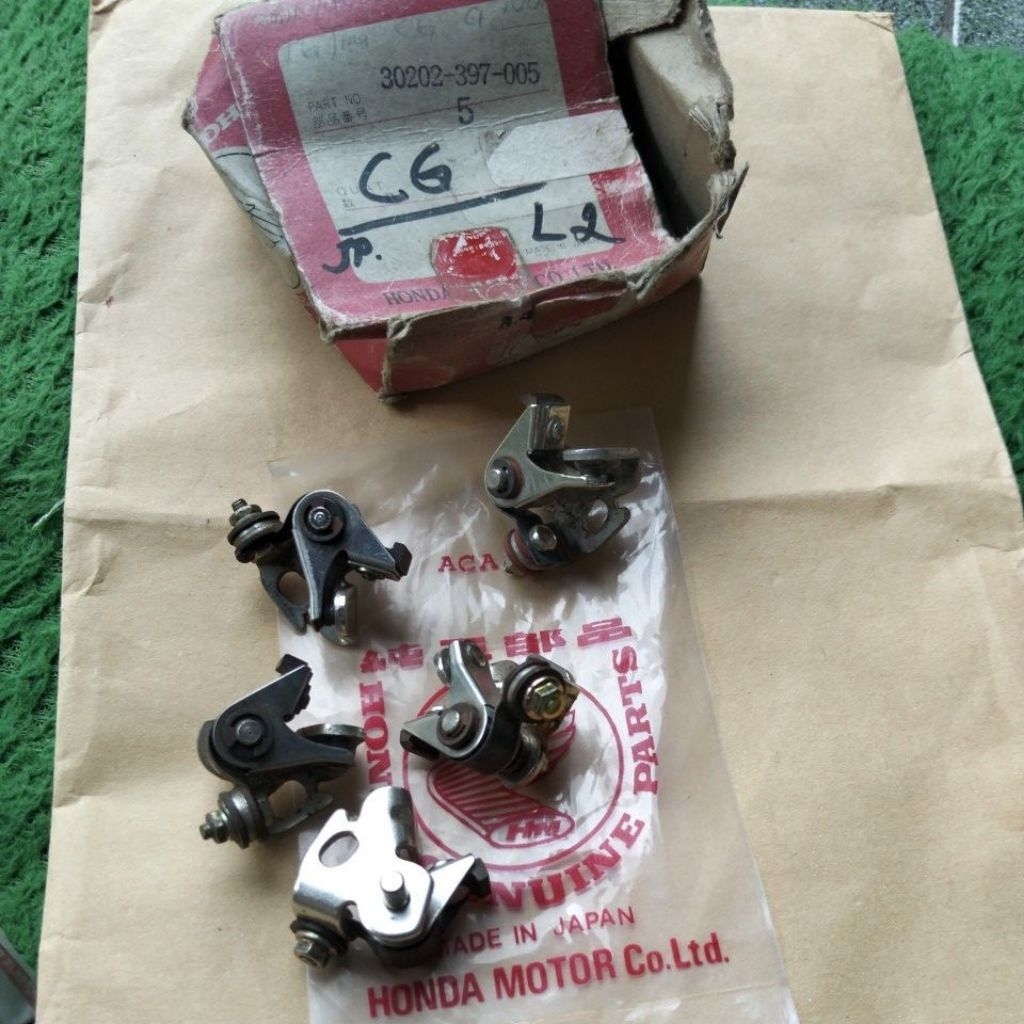 PLATINA HONDA CG100 CG 100 CG125 CG 125 XL100 XL125 BENLY S110 ORIGINAL 30202-397-005 MADE IN JAPAN