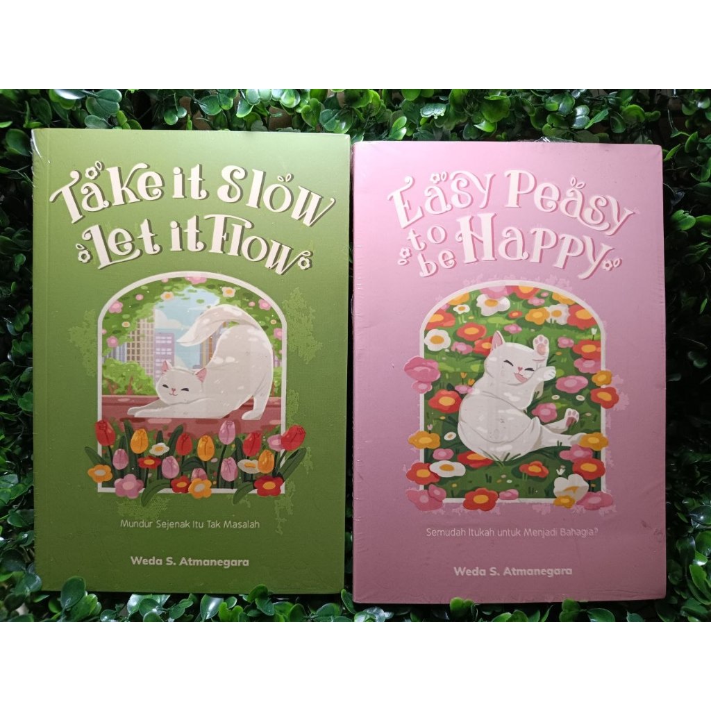 Buling 2 เล่ม Weda S. Atmeregara (Easy Pleasy to be Happy & Take it Slow Let It Flow)