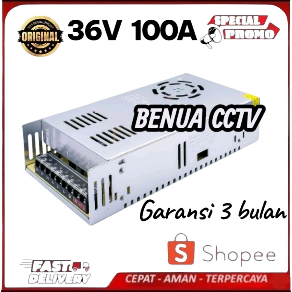 พาวเวอร์ซัพพลาย 36V 100A สวิตชิ่ง PSU 36 โวลต์ 100A