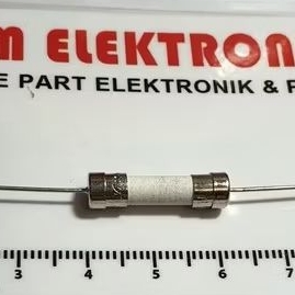 ใหม่ CERAMIC FUSE / FUSE 5 X 20 2A 250V แถมขา