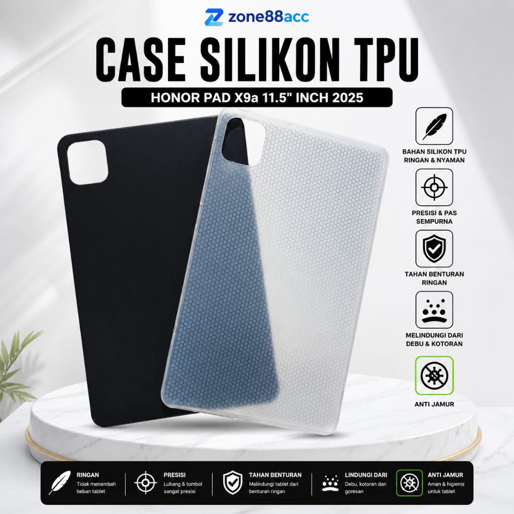 Silicone Honor Pad X9a 2025 11.5"นิ้ว / Casing Honor Pad X9a / case Honor pad x9a / softcase Honor P
