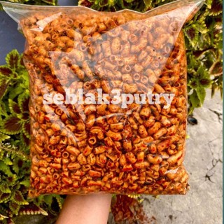 makroni kemasan 1kg pedas daun jeruk cikruh BumBum melimpah
