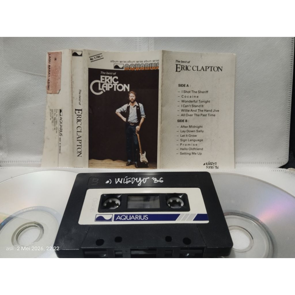 เทปคาสเซ็ท Eric clapton (ดีที่สุด)