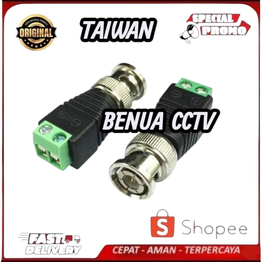 100 ชิ้น BNC Jack Connector Bolt สําหรับ UTP LAN ประเภทสายเคเบิล