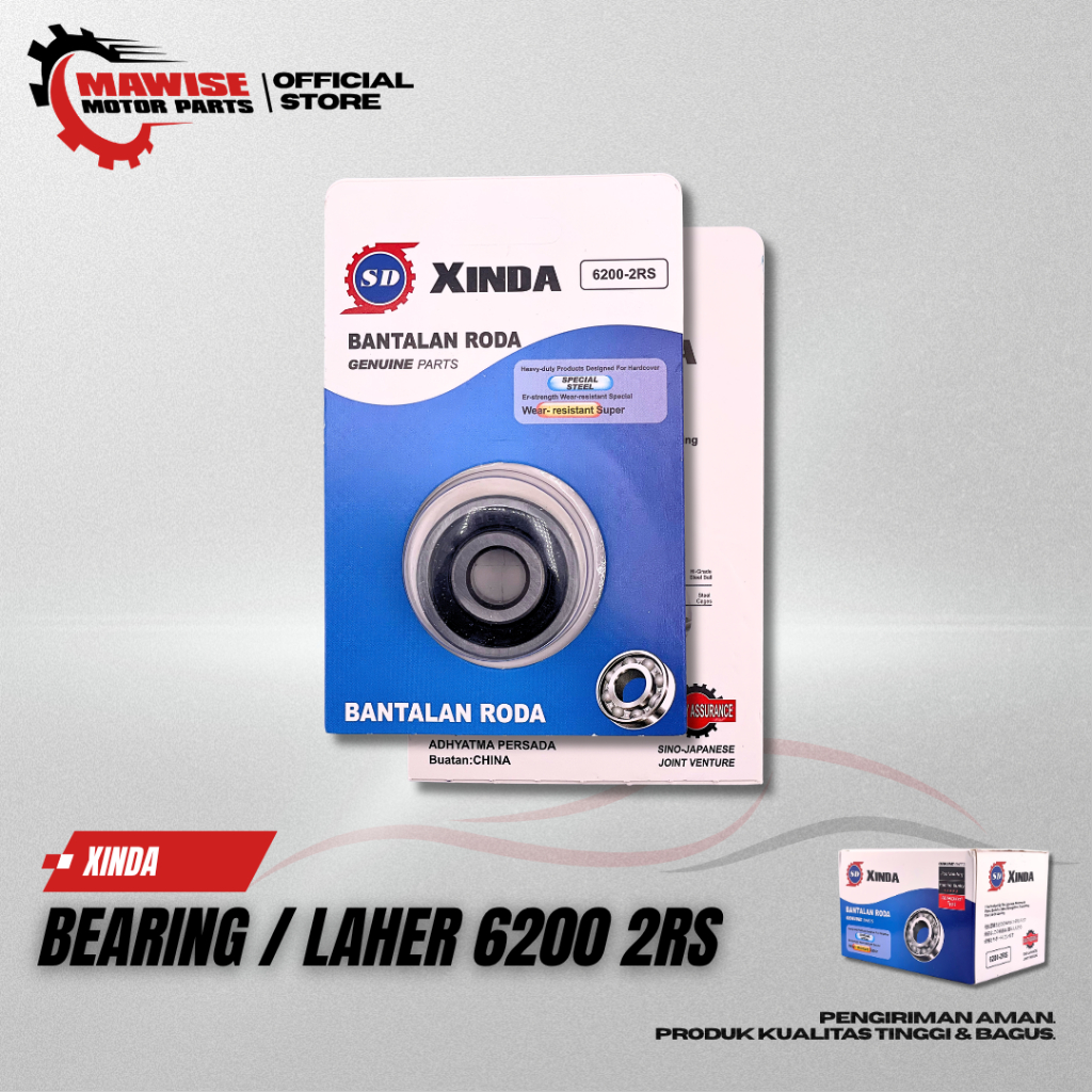 BEARING / LAHER 6200 2RS - XINDA