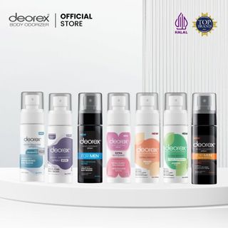 Deorex Body Odorizer Nonfragrance/Musk/Men/Extra Whitening/Pengganti Deodorant/Bau Ketiak/Bau Badan