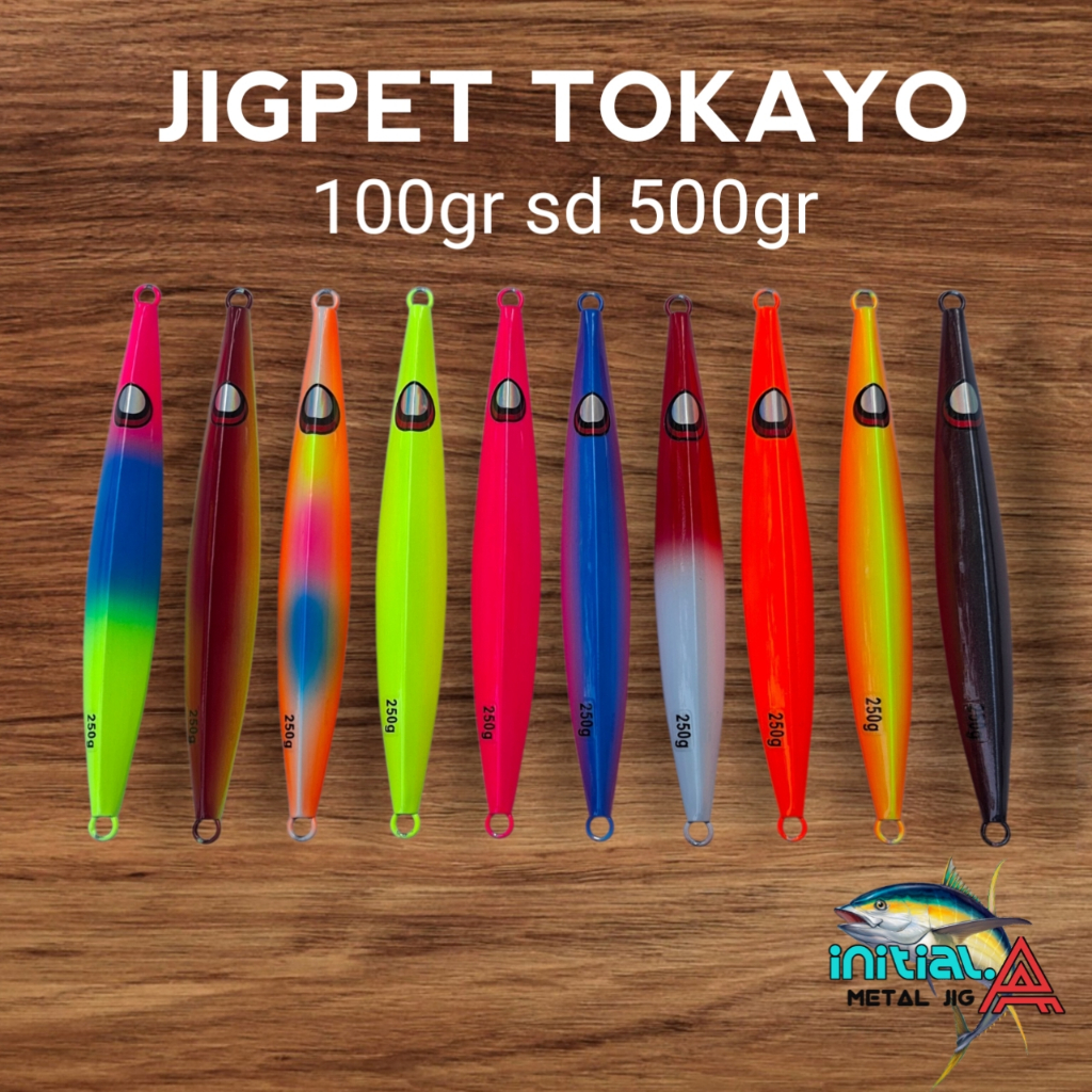 Metal Jig Fishing Bait JIGPET tokayo 100gr 150gr 200gr 250gr 300gr 350gr 400gr 500gr