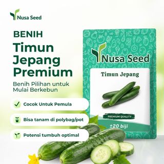 Benih Timun Jepang Premium F1 – Cepat Tumbuh, Cocok untuk Pemula - Nusaseed