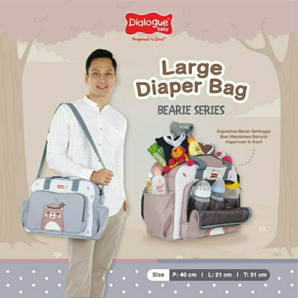 Dialogue Baby Large Baby Bag Bearie Series DGT7315 / Dialogue Baby Baby Bag