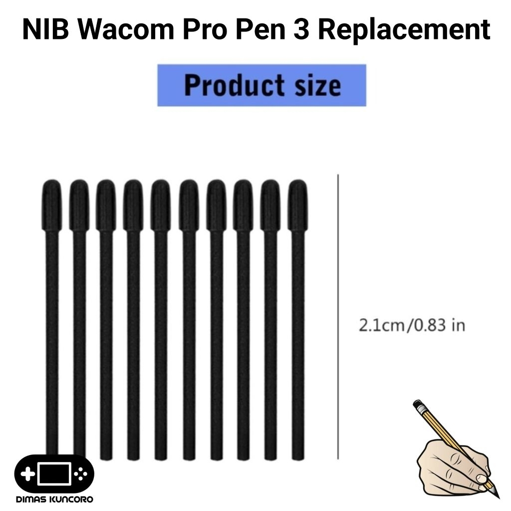 NIB Wacom Pro Pen 3 เปลี่ยนปลายปากกาดินสอ stylus wacom cintiq pro 17 22 27 movink pad movinkpad 11 i