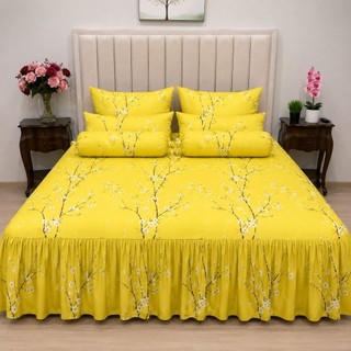 Sprei Rumbai 180X200 Motif Aesthetic Premium Anti Geser Homemade Katun Adem Dingin Lembut