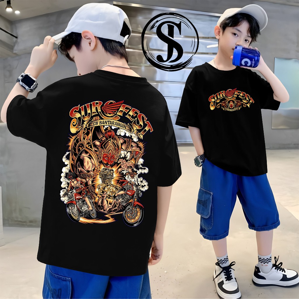 เสื้อยืด CHILDRENS สําหรับ SUROFEST CB BANTAGANGIN PONOROGO EVENTS 20th JUNE 2026