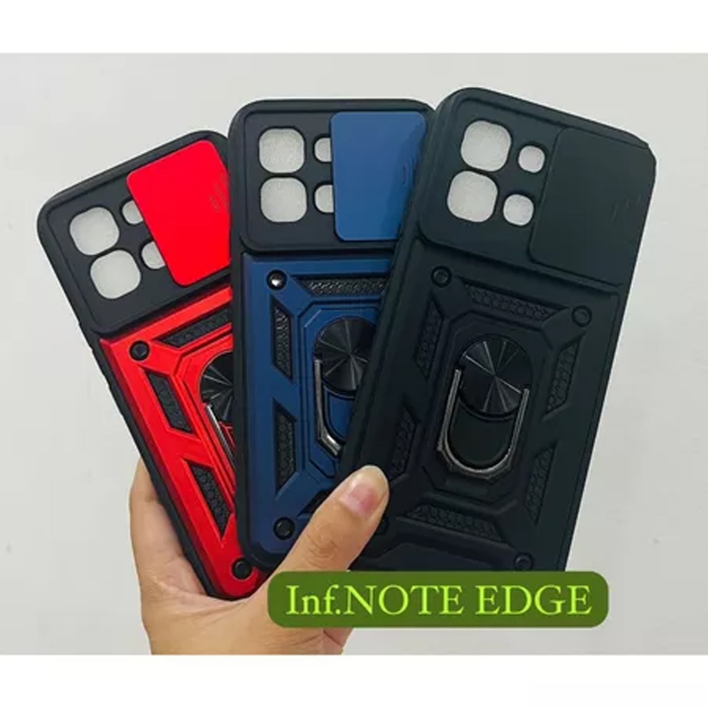 เคส Transformer Slide + Ring Armor สําหรับ Infinix note Edge