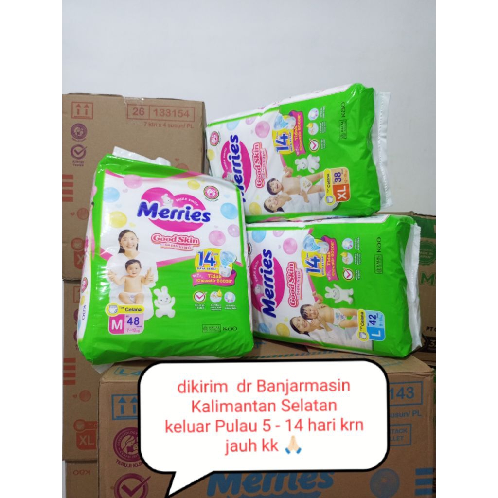 จัดส่งจาก Banjarmasin - Merries NBS ML XL XXL