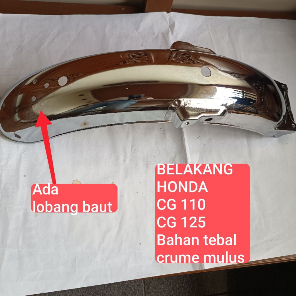 บังโคลนหลัง Honda CG 110 CG 125 CG110 CG 125 PNP GL 100 GL100 GL 125 CB 100 k5 แบบมีรูน๊อต