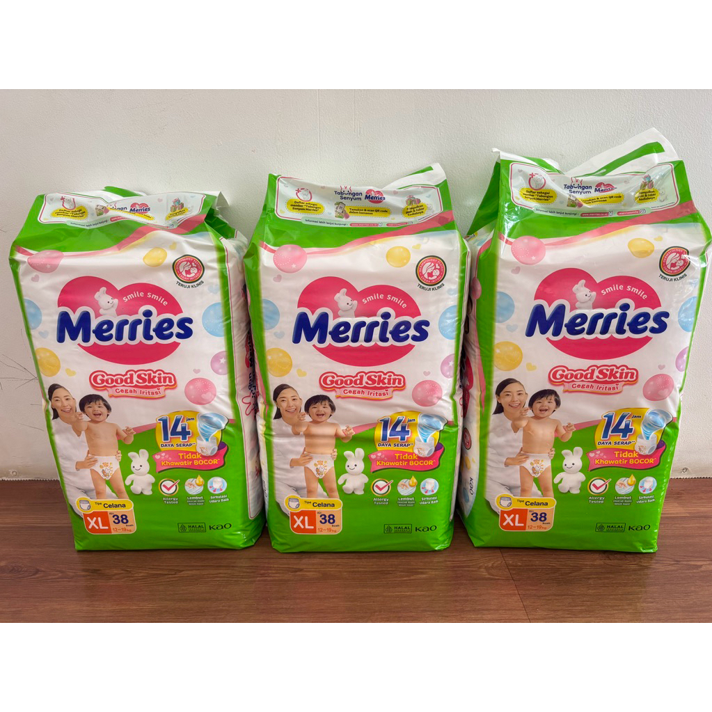 Pampers Merries XL38 กางเกง (1 ลูก)
