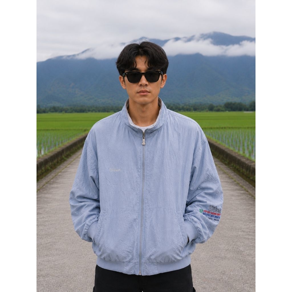 (Vtg) WILSON 0R1 เสื้อแจ็คเก็ต ไซส์ M เหมาะกับ L (P64 x L63)