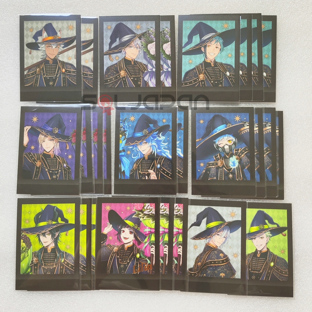 Twisted Wonderland Bloom Birthday Ver. การ์ด Pashakore Cheki Jack Azul Floyd Vil Idia Ortho Malleus Lilia Silver Sebek