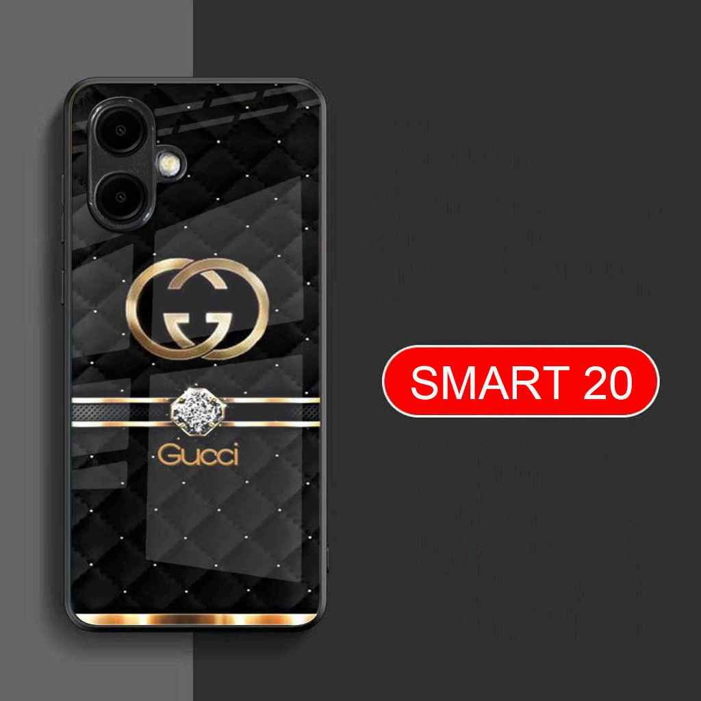 HP Glossy Glass Phone Softcase สําหรับ INFINIX SMART 20 - SMART 20 - INFINIX SMART 20 Case - SMART 2