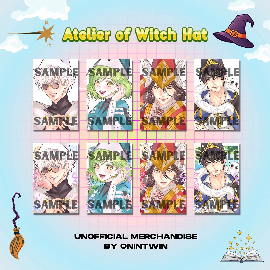 GANTUNGAN Unofficial Merchandise Photocard Atelier of Witch Hat/ พวงกุญแจ Atelier of Witch Hat/ พวงก