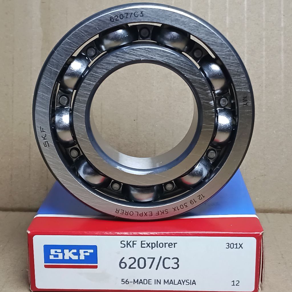 BEARING 6204 6205 6207 C3 SKF WITHOUT ฝาครอบหลายวัตถุประสงค์