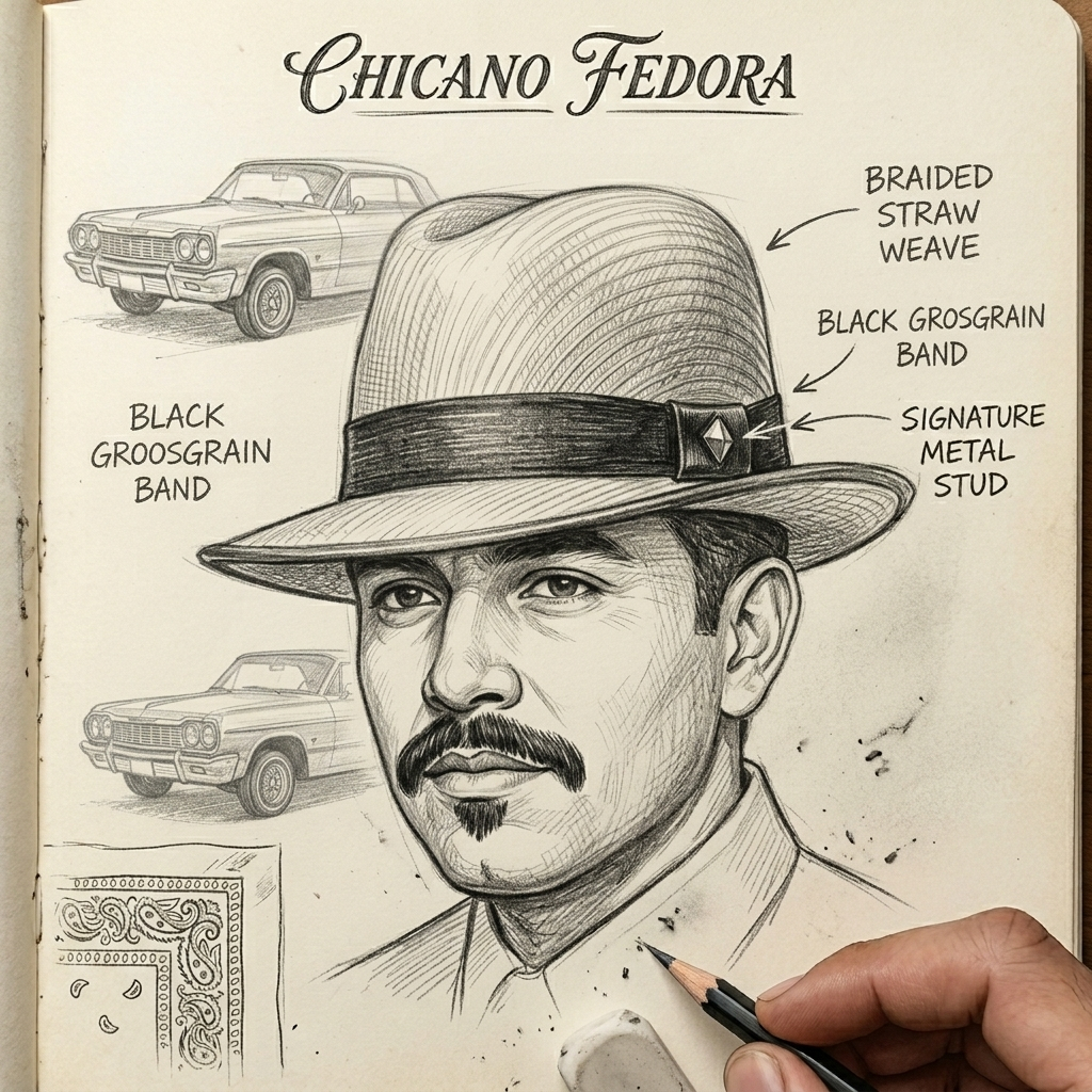หมวก Chicano pacmuco แท้จากควาย