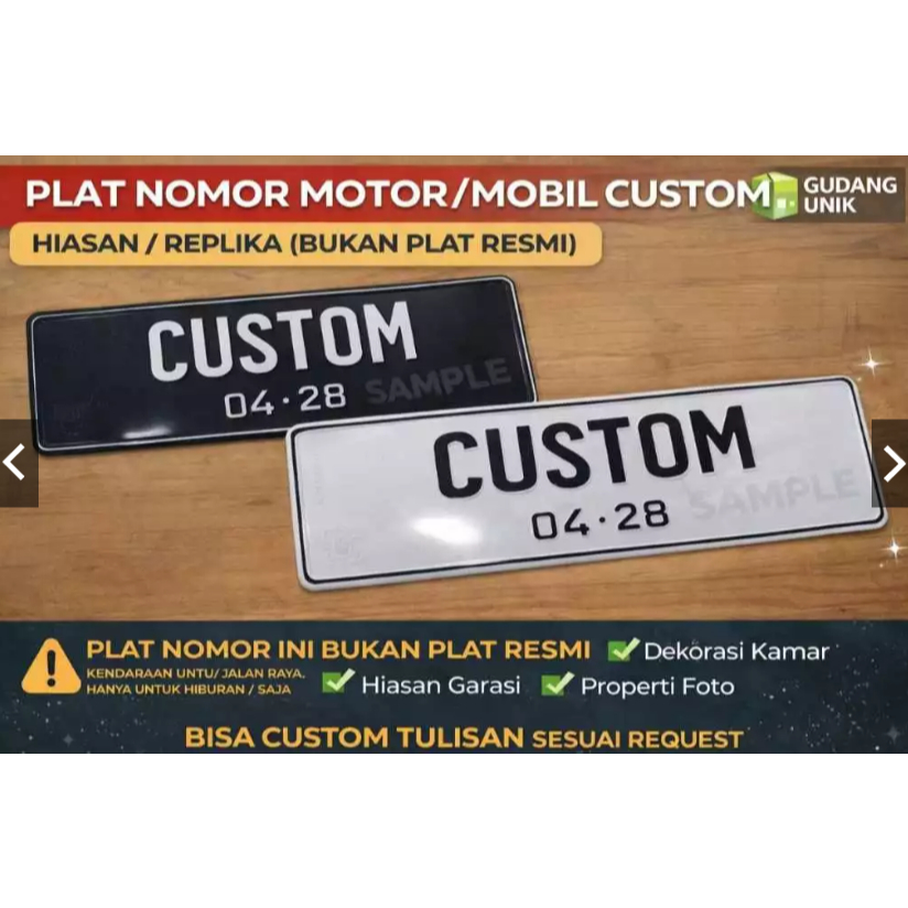 Custom M0bil Plates (ถั่ว) Berl0go
