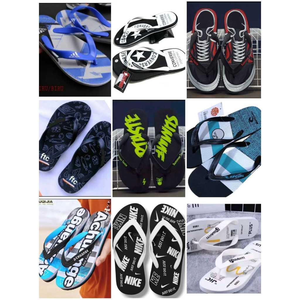 LOKAL Local รองเท้าแตะผู้ชาย Business Package 4 สุ่ม motifs ไซส์ 38-42