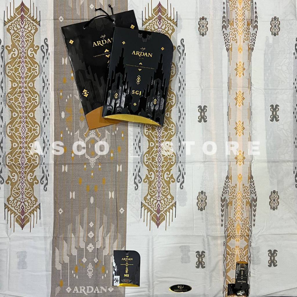 Ardan SGJ Songket Gunungan Jaquard Gold Sarong/ ผ้าซิ่น Ardan SGJ ดั้งเดิม