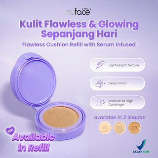 Nuface Flawless+ Serum Cushion Refill | Refill Cushion | Coverage | Glowing | Flawless | Cushion SPF | Serum Cushion | Cushion Refill | Chusion | Cusion |