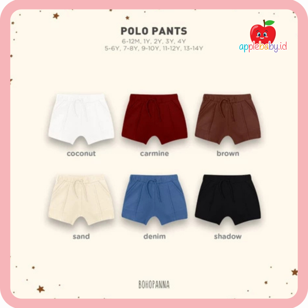 BOHOPNA - POLO PANT - กางเกงขาสั้น CHILDRENS