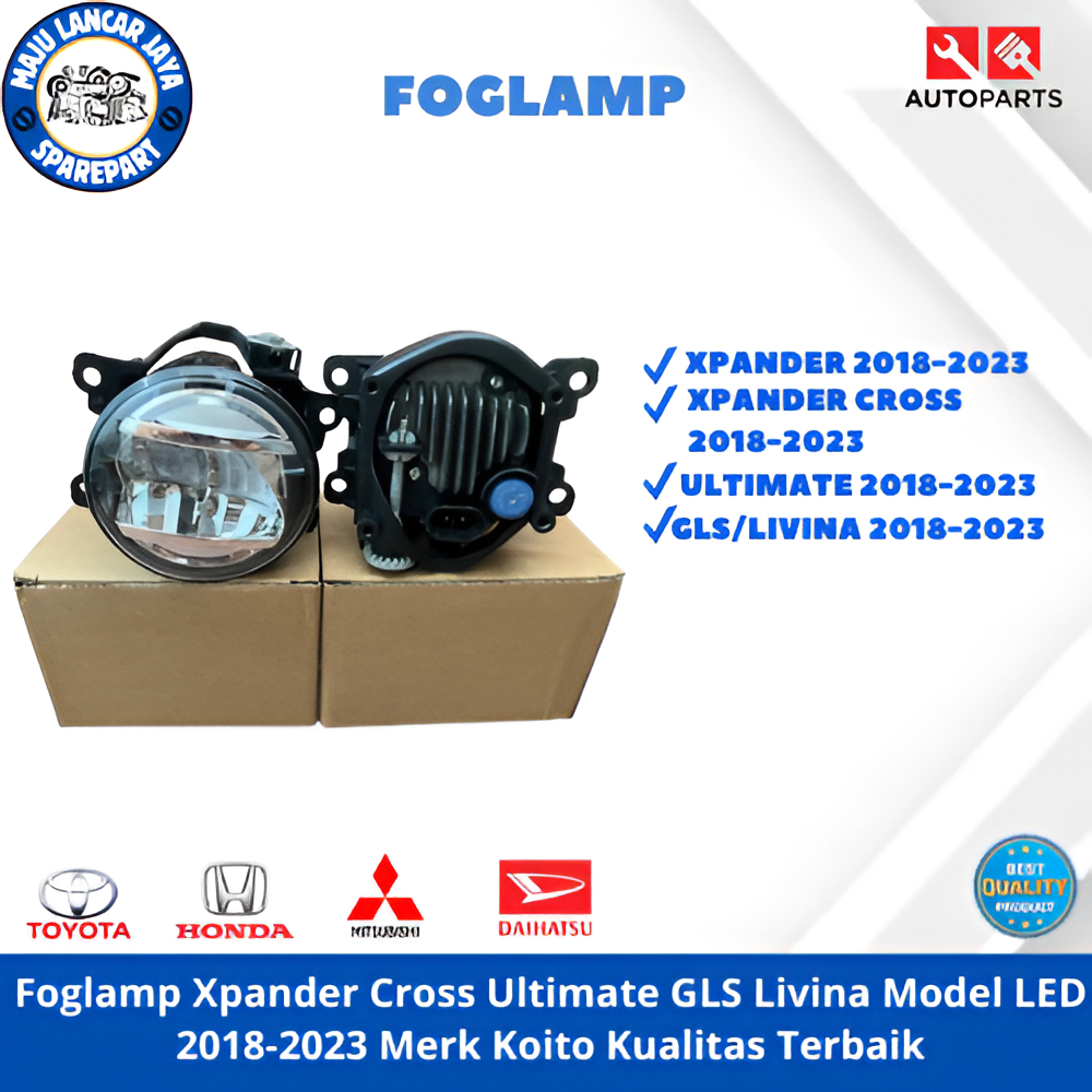 Foglamp Xpander Cross Ultimate GLS Livina รุ่น LED 2018-2023 แบรนด์ Koito