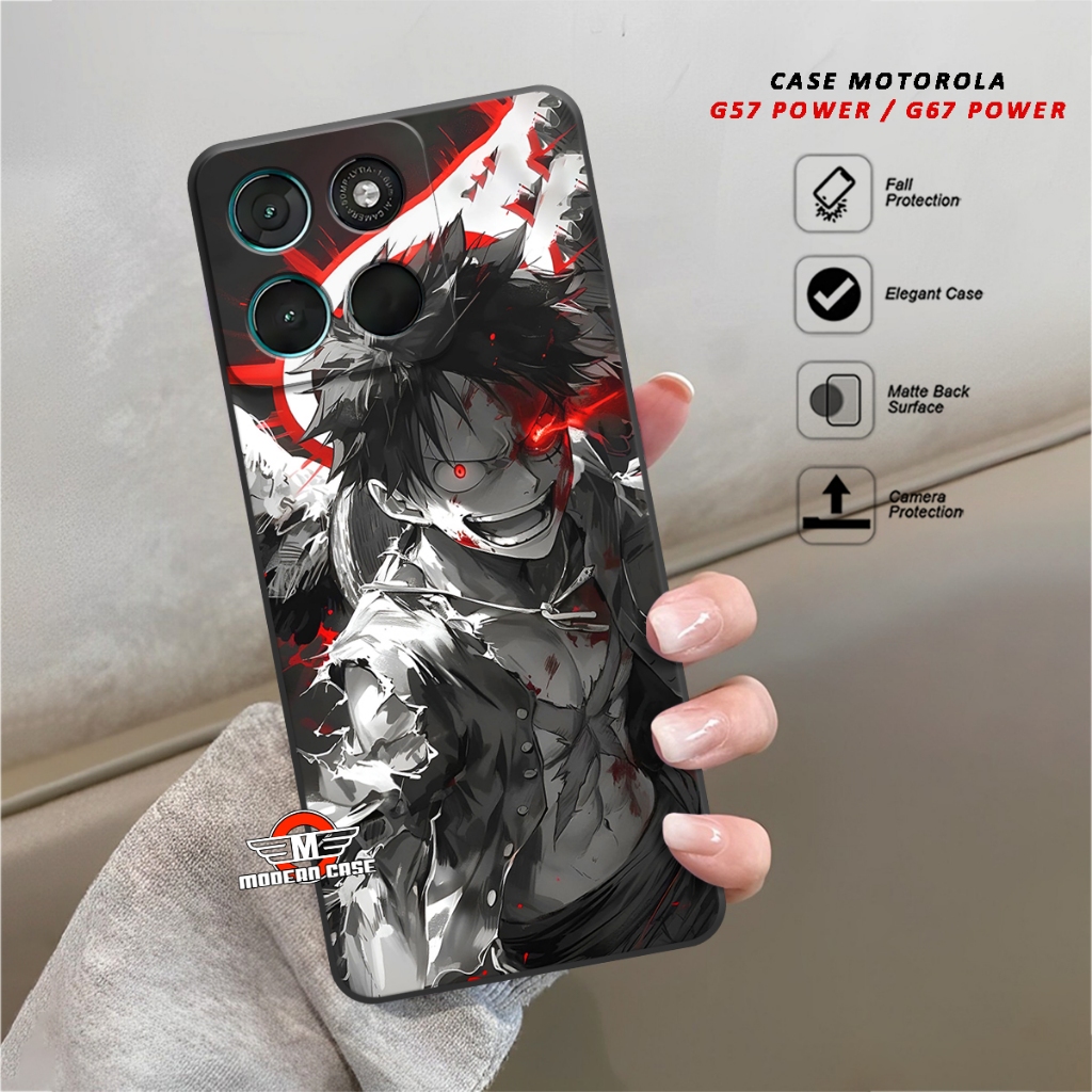 HP Softcase ซิลิโคนสําหรับ Motorola G57 POWER / G67 POWER ปลอกใหม่ 2026 - เคสโทรศัพท์คลุมทั้งหมด - ป
