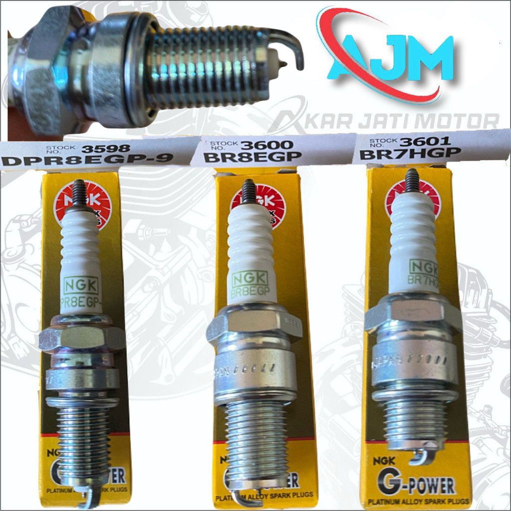 SPARK PLUGS NGK G-POWER GL TIGER RACING SPARK PLUG NGK GPOWER NINJA FIZR RXKING KHARISMA JUPITER GRA