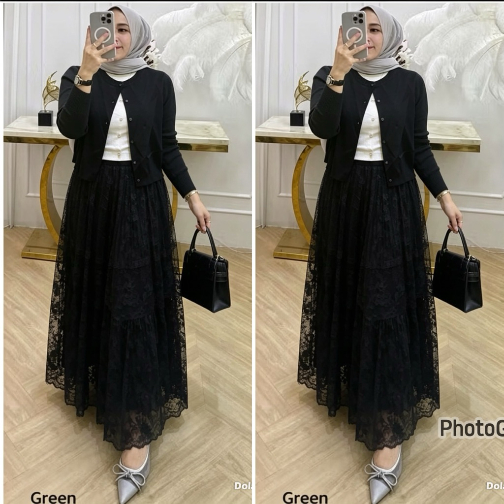 Gamis dress / midi dress zara เสื้อกั๊กถักขายดีใหม่ล่าสุด